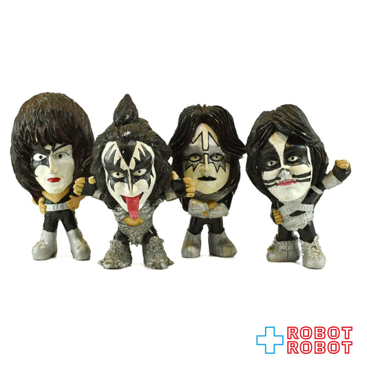 メーカー不明 KISS キッス 木製 ミニフィギュア 4体セット