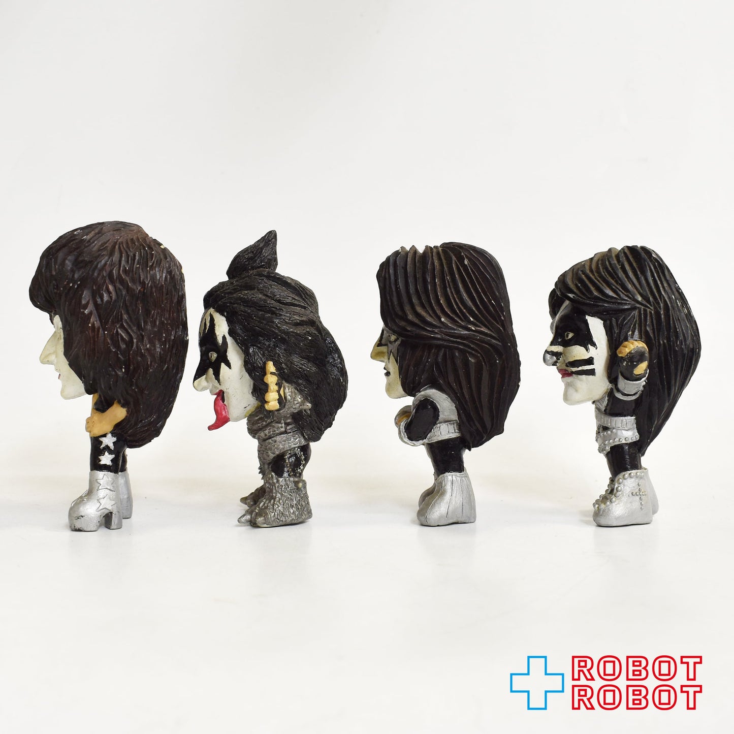 メーカー不明 KISS キッス 木製 ミニフィギュア 4体セット