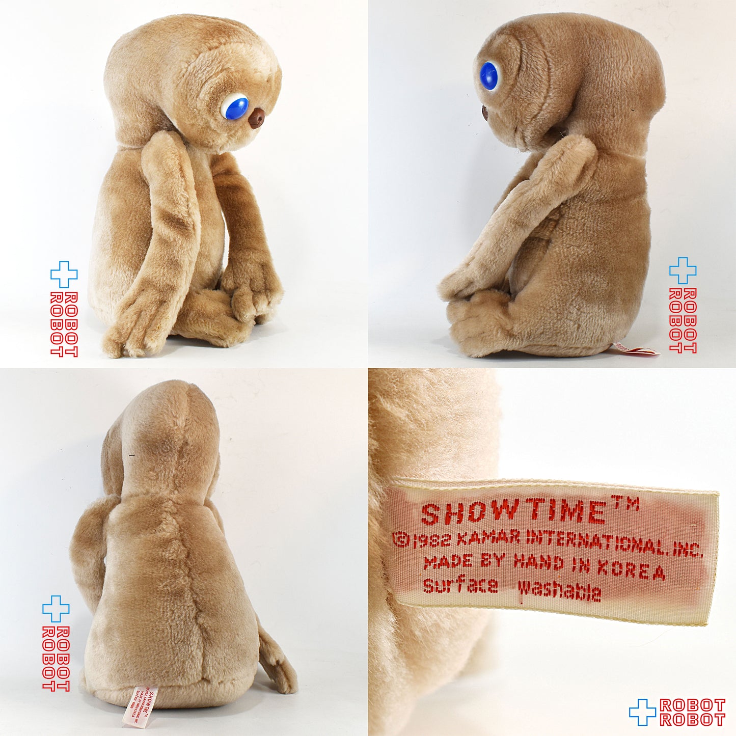 カマール社 E.T 30センチ ぬいぐるみ人形 ショウタイム 1982