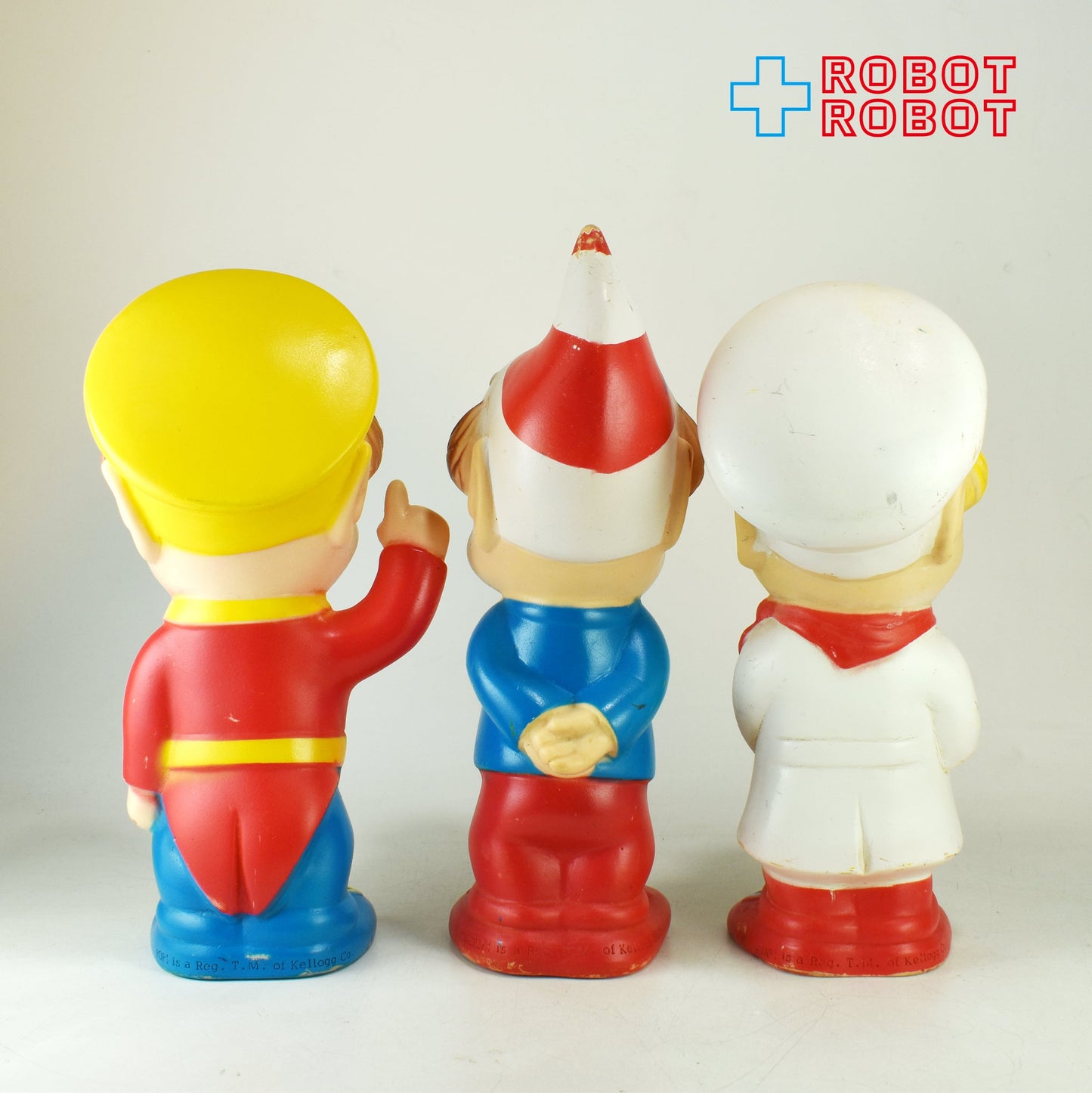 ケロッグ スナップ！クラックル！ポップ！ソフビフィギュア ３体セット