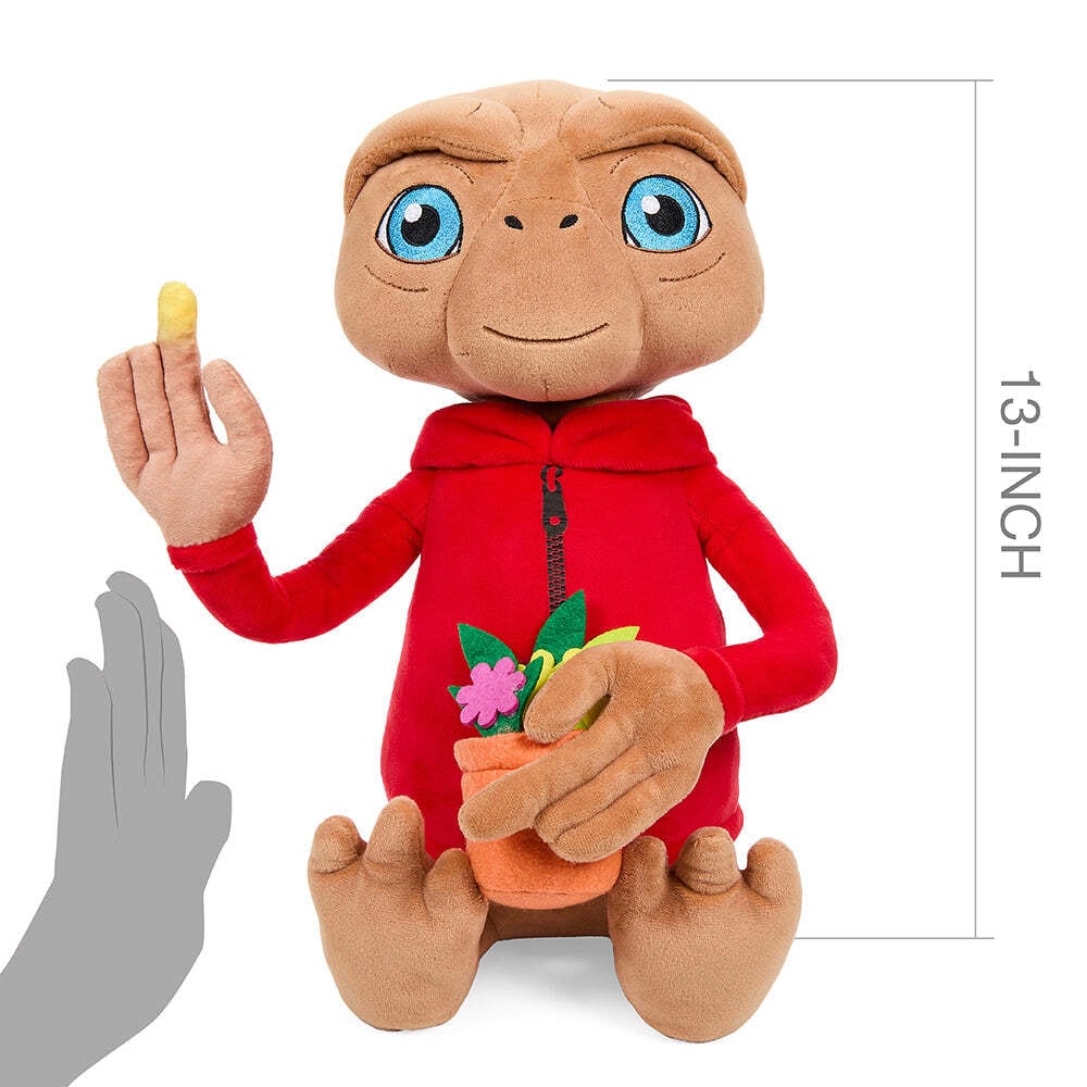 キッドロボット E.T. 赤パーカー インタラクティブ 指ライトアップ 13