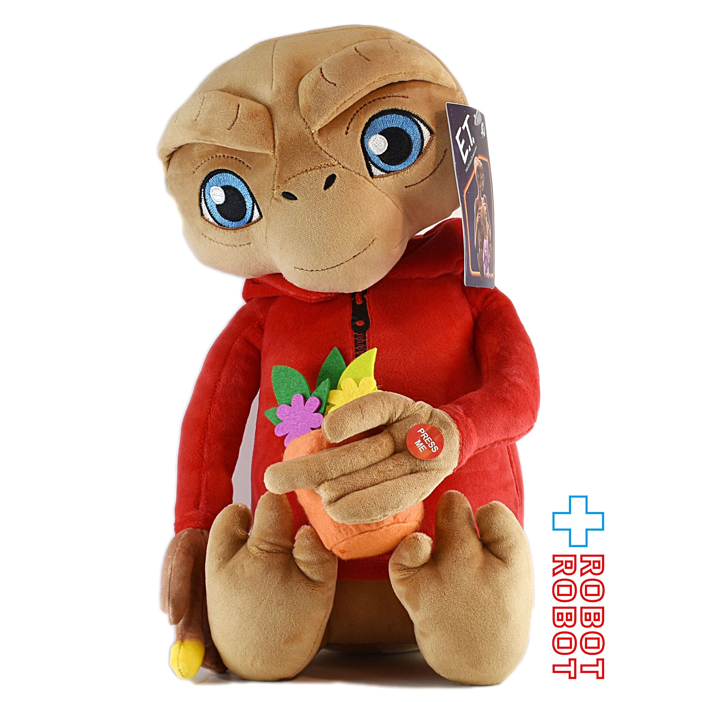 キッドロボット E.T. 赤パーカー インタラクティブ 指ライトアップ 13