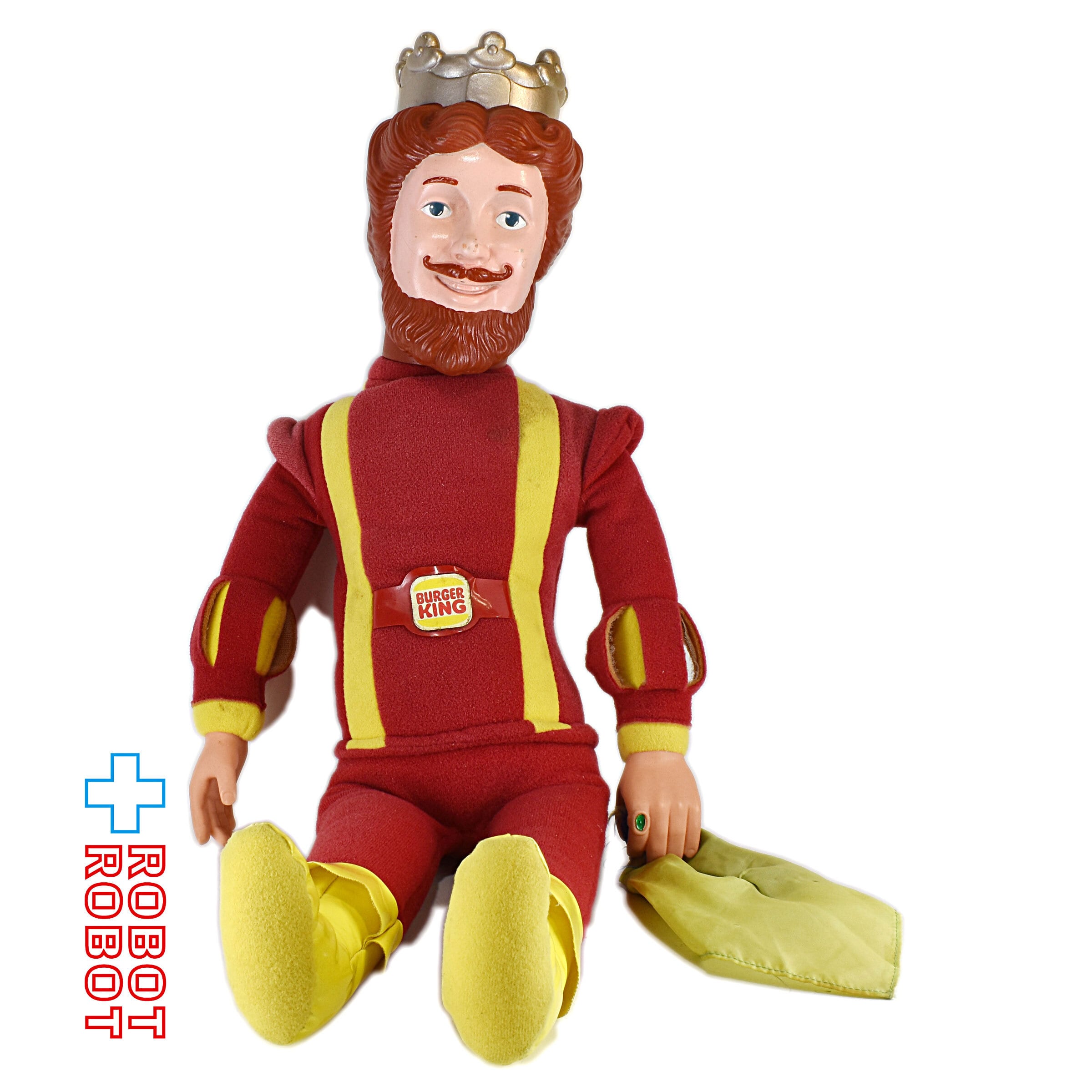 貴重！70s バーガーキング人形BURGERKING アメリカアンティークUSA マジカル・バーガーキング ドール 50センチ ※指輪とハンバーガー欠品