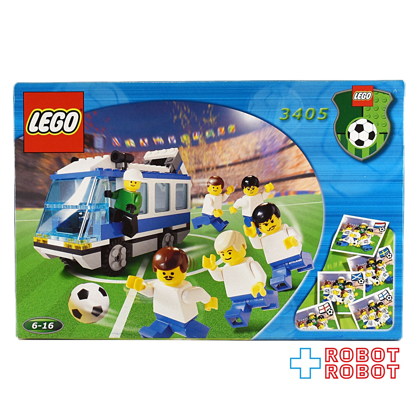 レゴ LEGO 3405 サッカーチーム バス ブルー