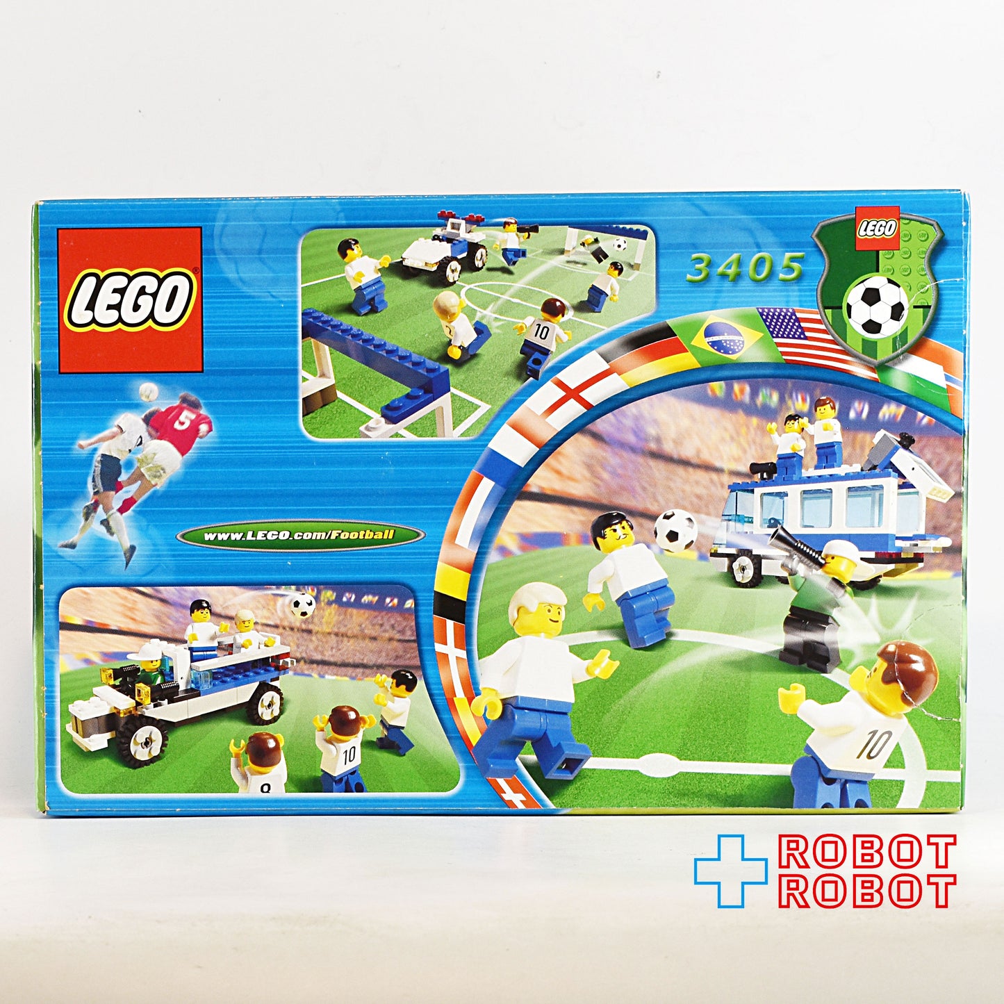 レゴ LEGO 3405 サッカーチーム バス ブルー