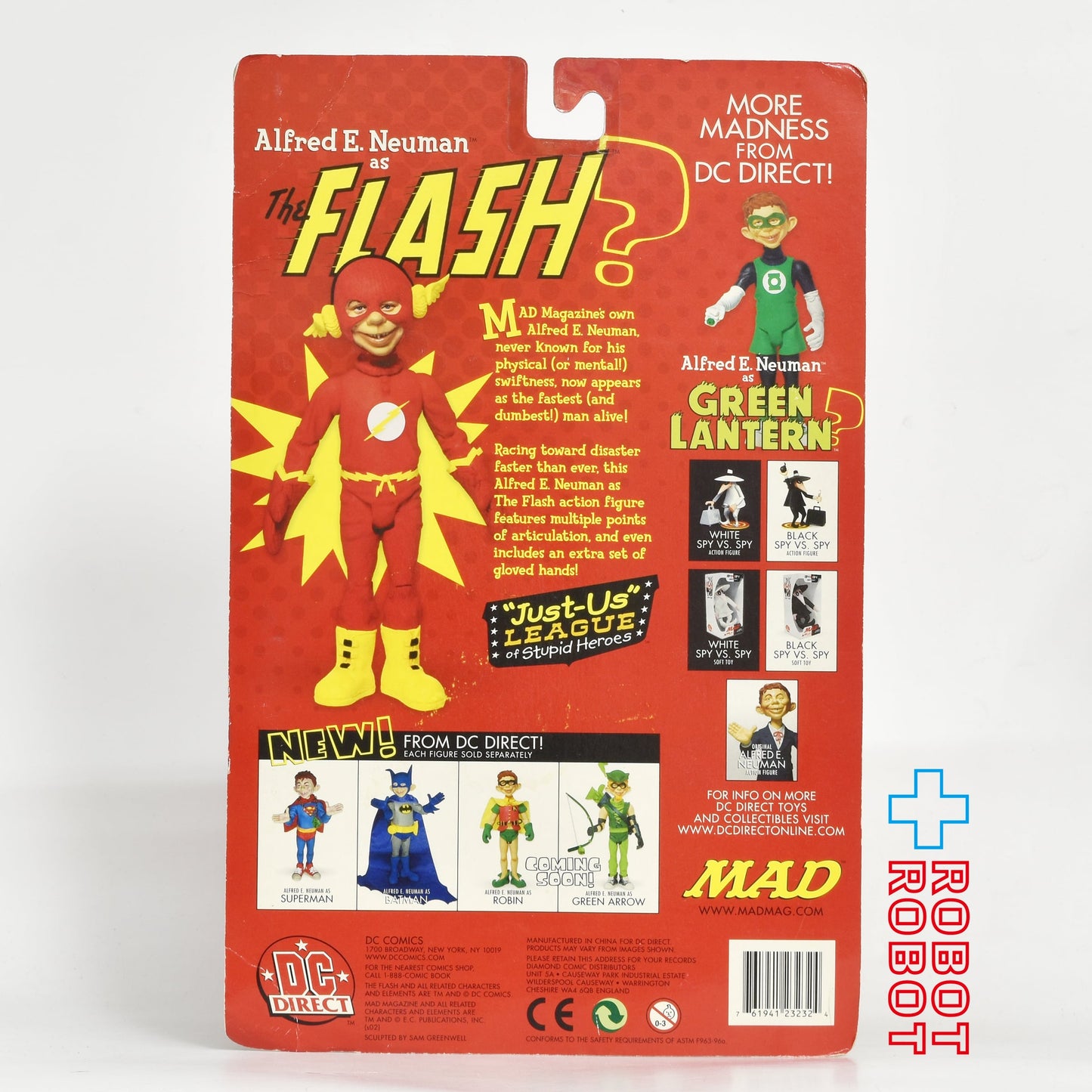 マッドマガジン DC フラッシュ アクションフィギュア 赤台紙 未開封