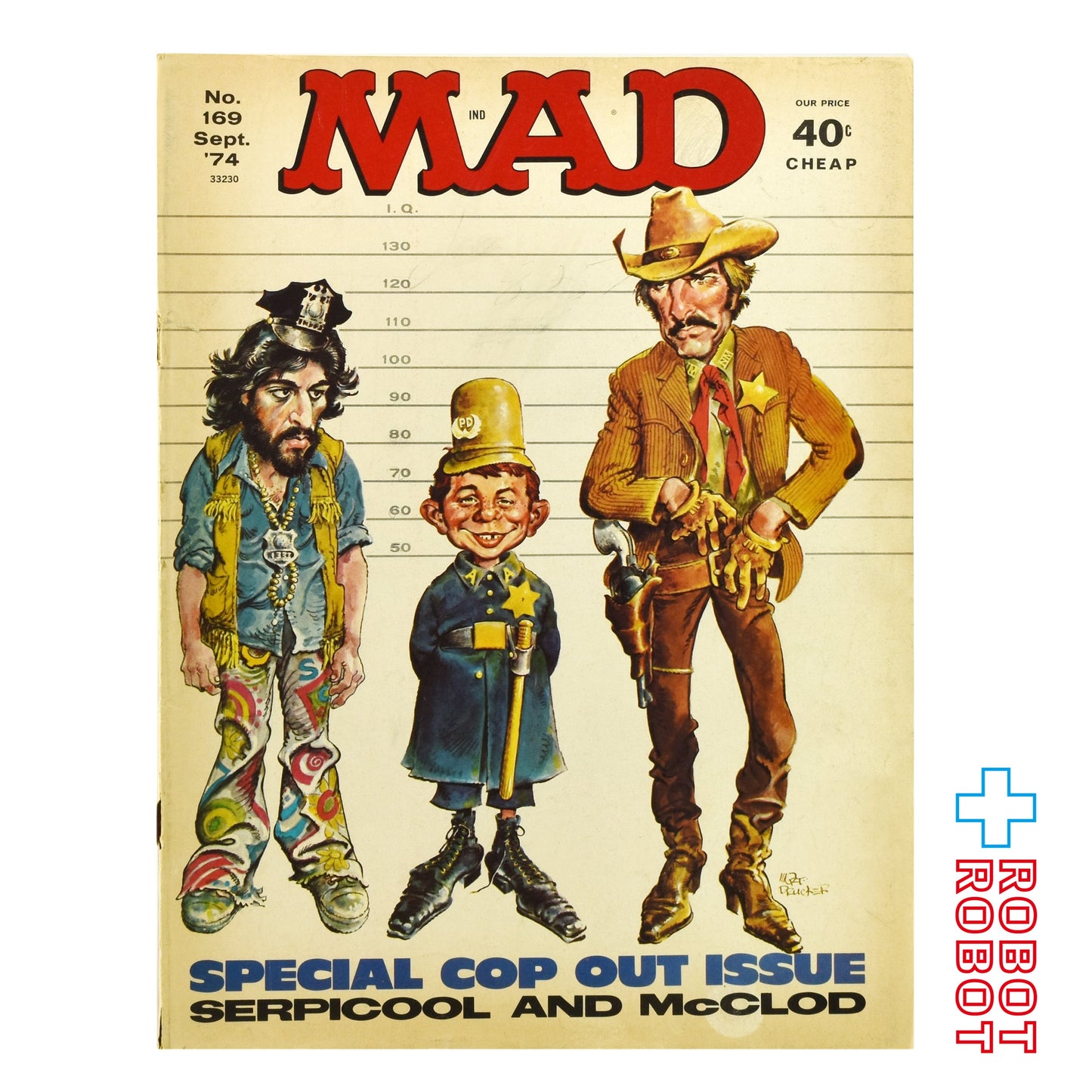 MAD MAGAZINE マッドマガジン no.169 特別版サボり号 サーピクールとマクロッド September1974