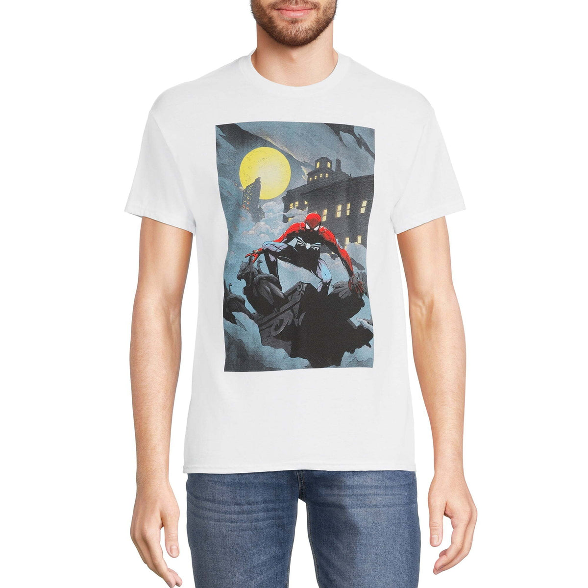 マーベル スパイダーマン グラフィック Tシャツ ウェブ ウォーク 