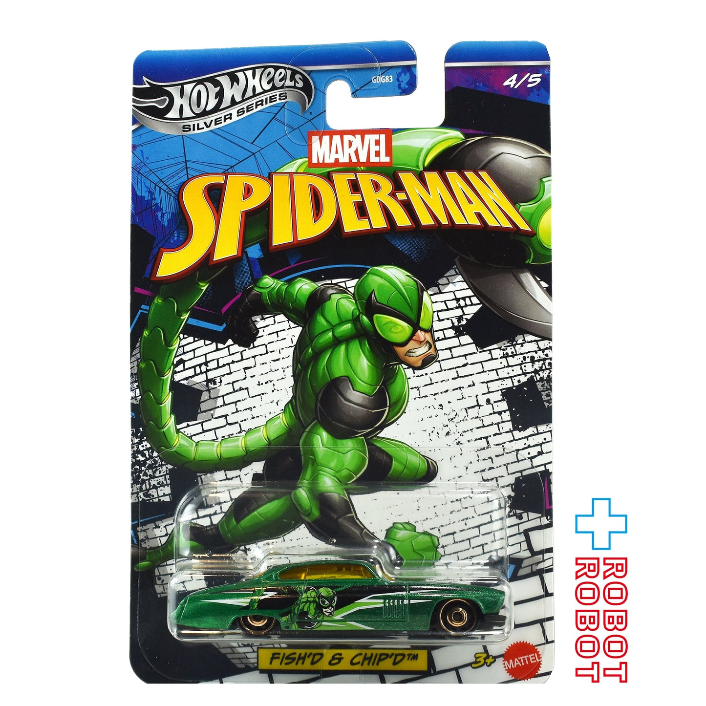 ホットウィール マーベル スパイダーマン フィッシュ & チップス ダイキャスト ミニカー 国内版 未開封