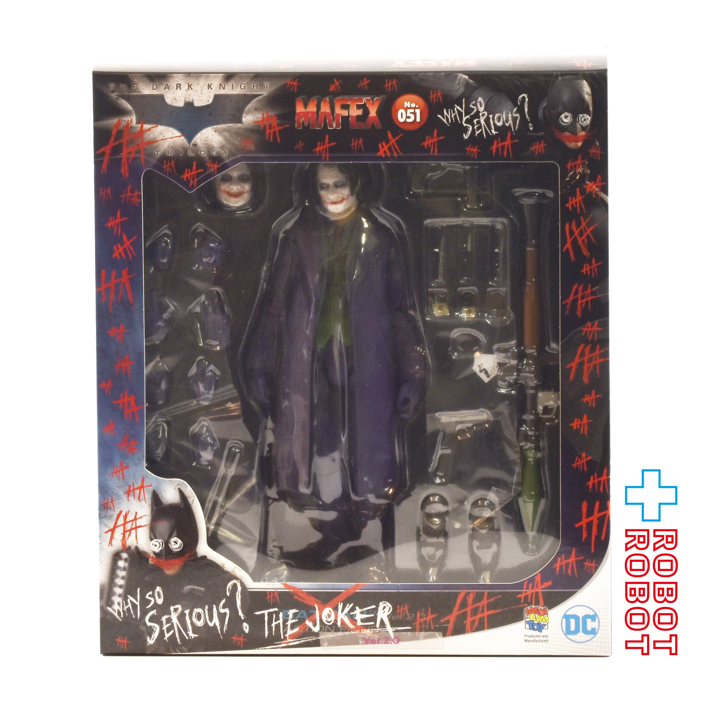 Amazon.com: Medicom The Dark Knight Joker MAF Ex Version 2.0 Action Figure,  180 months to 1188 months : Toys & Games