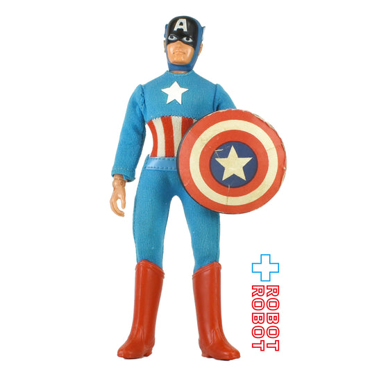 MEGO マーベル スーパーヒーローズ キャプテン・アメリカ 8インチ アクションフィギュア タイプ２ボディー 1974 ルース