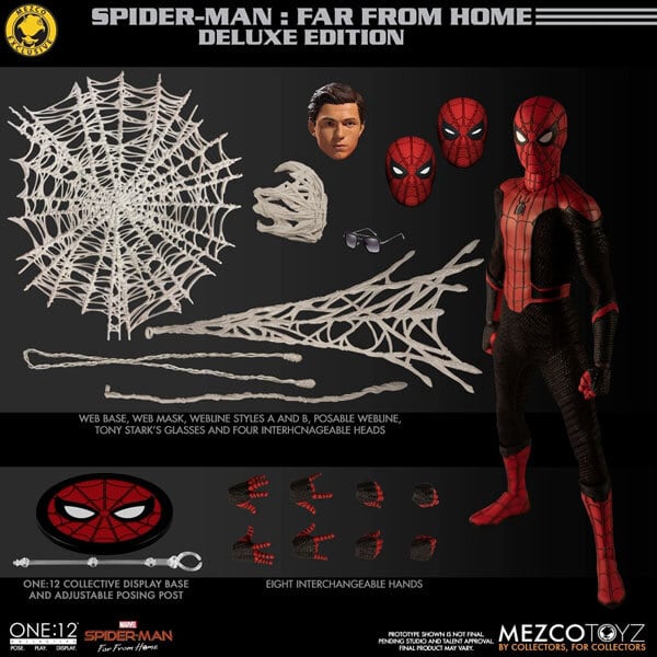 メズコ ワン12コレクティブ 1/12 スパイダーマン ファー・フロム