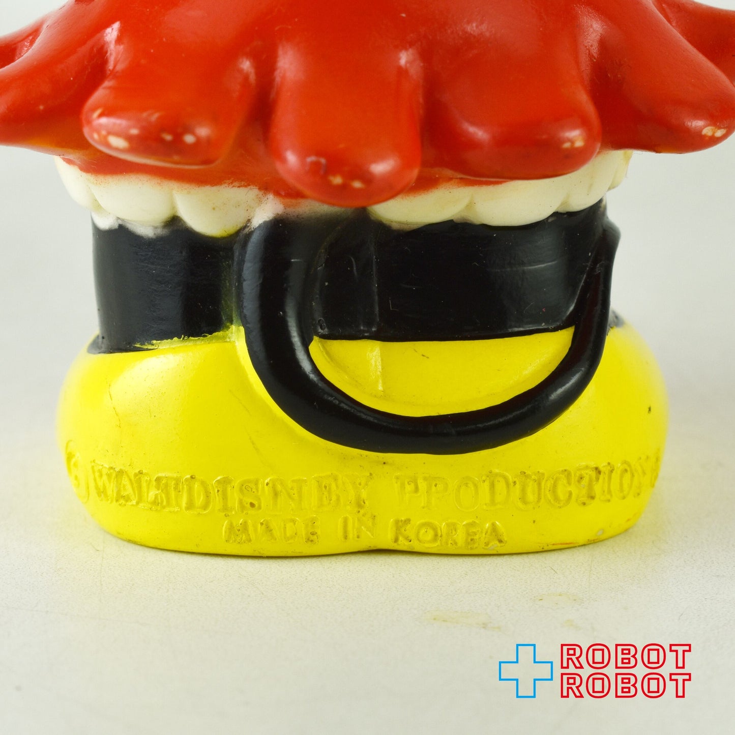 ミニーマウス 花持ち ソフビ貯金箱 KOREA 14.5センチ