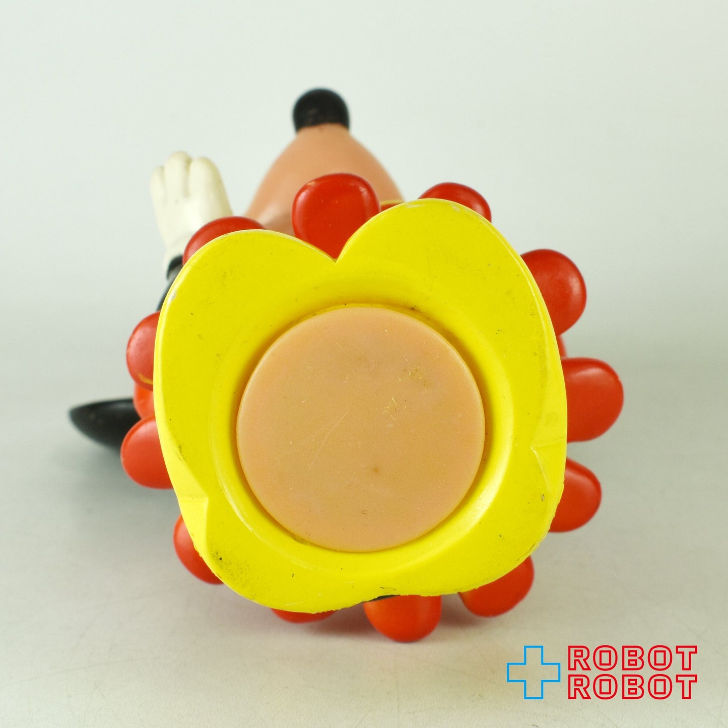 ミニーマウス 花持ち ソフビ貯金箱 KOREA 14.5センチ