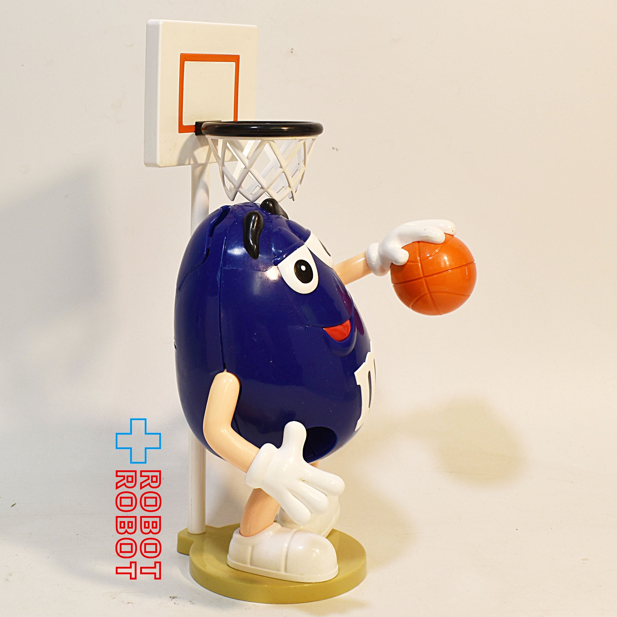 M&M's ブルー バスケットボール w/リング ディスペンサー