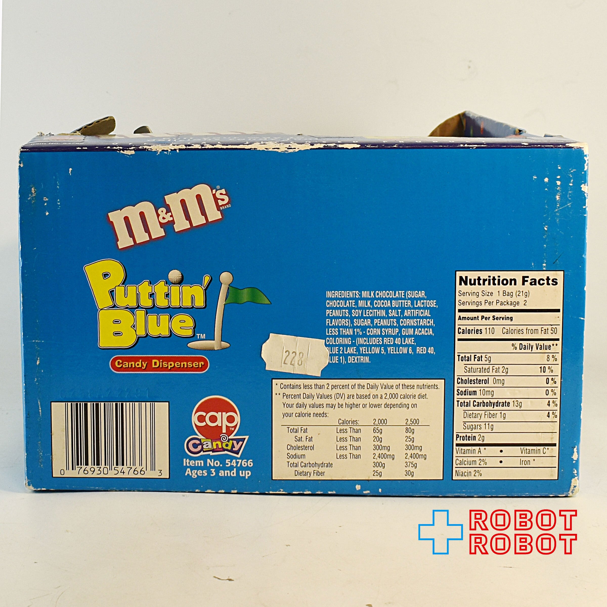 M&M’s ディスペンサー　ゴルフ M&M's ディスペンサー ブルー パッティング ゴルフ 箱入