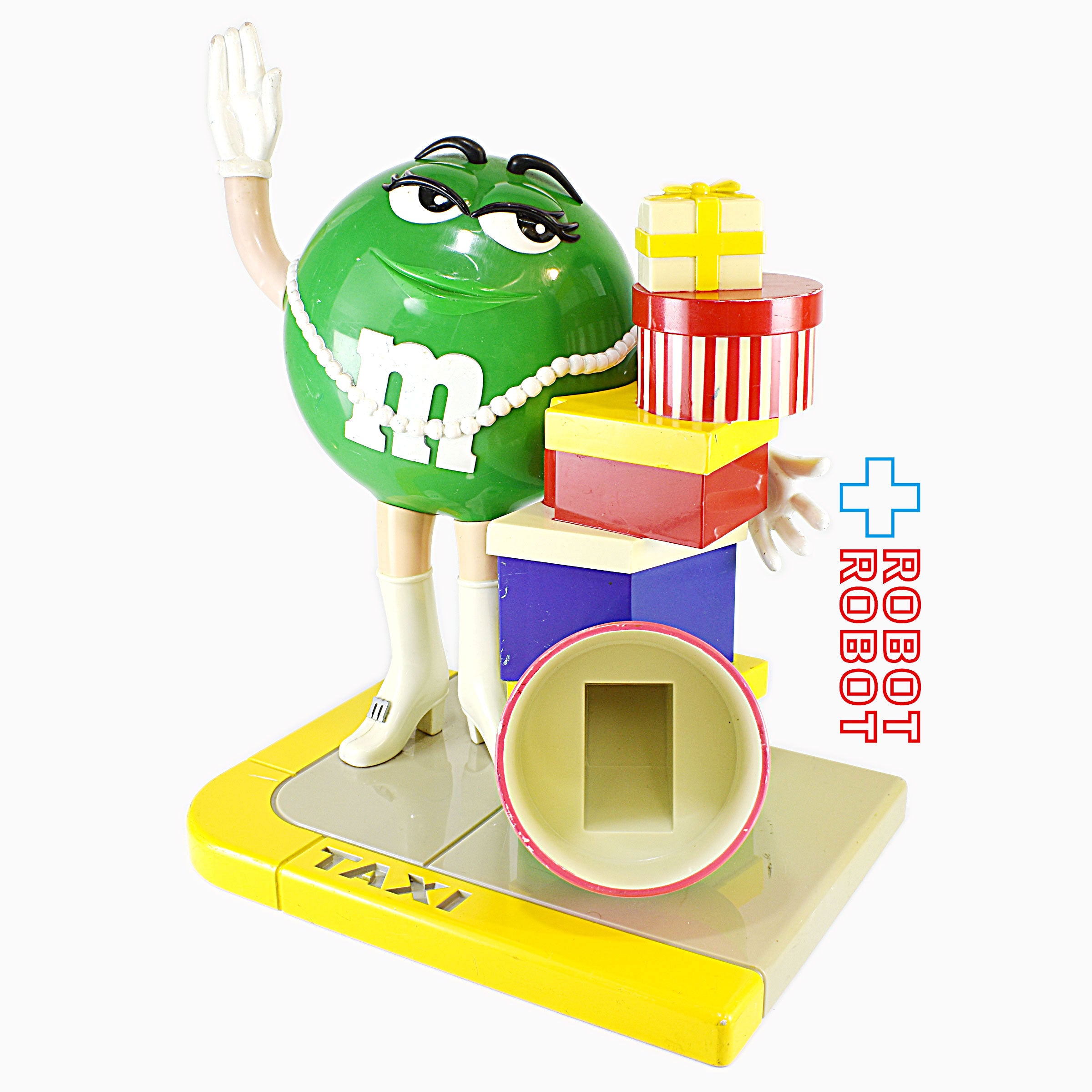 極美品✨ 箱有り M&M's ディスペンサー（グリーン タクシー待ち M&M's ディスペンサー ミスグリーン タクシー待ち エムアンドエムズ