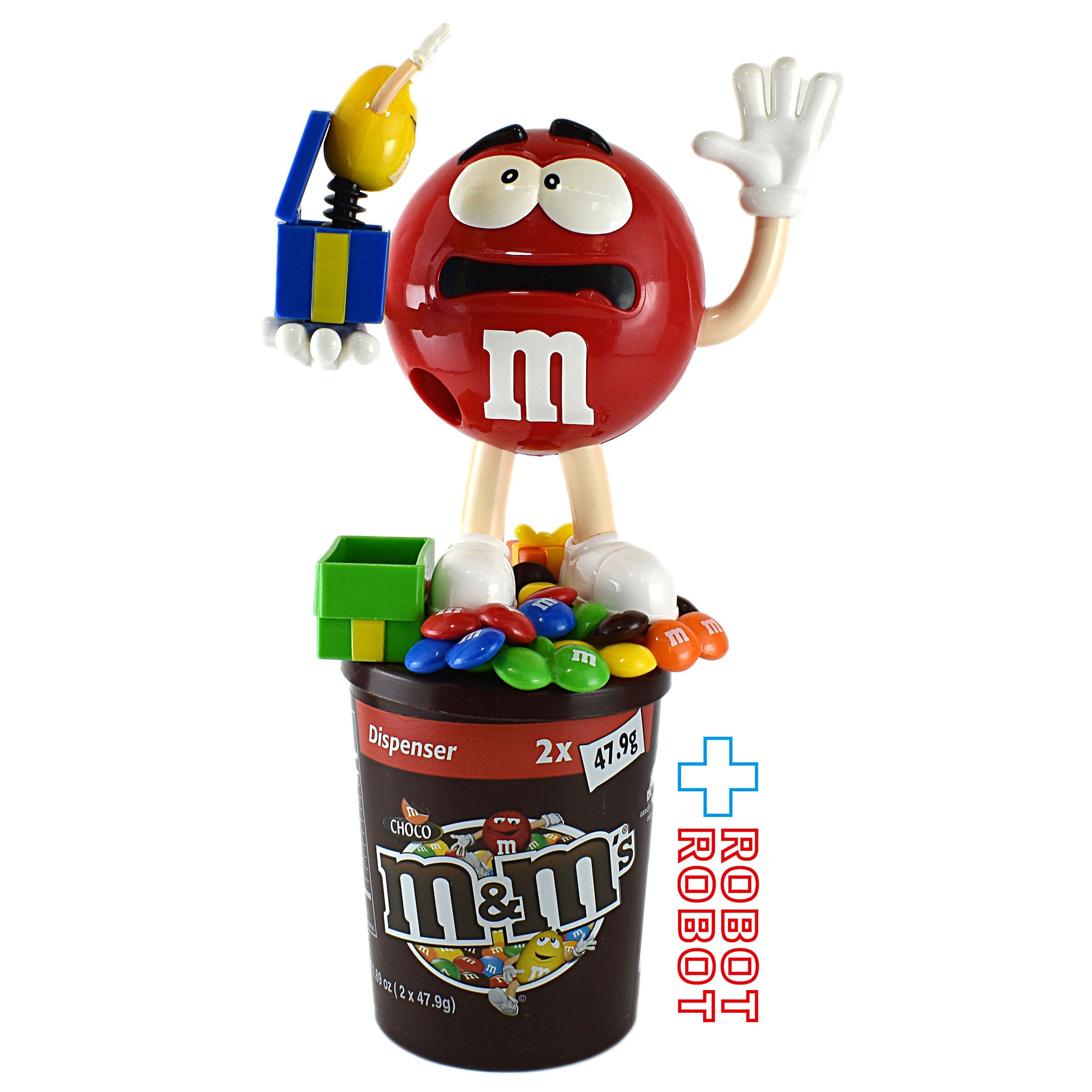 M&M's ディスペンサー M&M's ディスペンサー レッド びっくり箱 – ROBOTROBOT