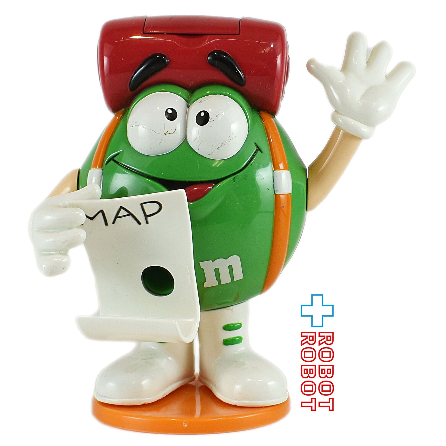 M&M's エムアンドエムズ グリーン バックパッカー ディスペンサー