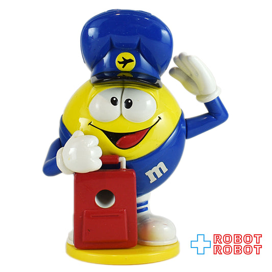 M&M's エムアンドエムズ ミニ ポストマン イエロー ディスペンサー