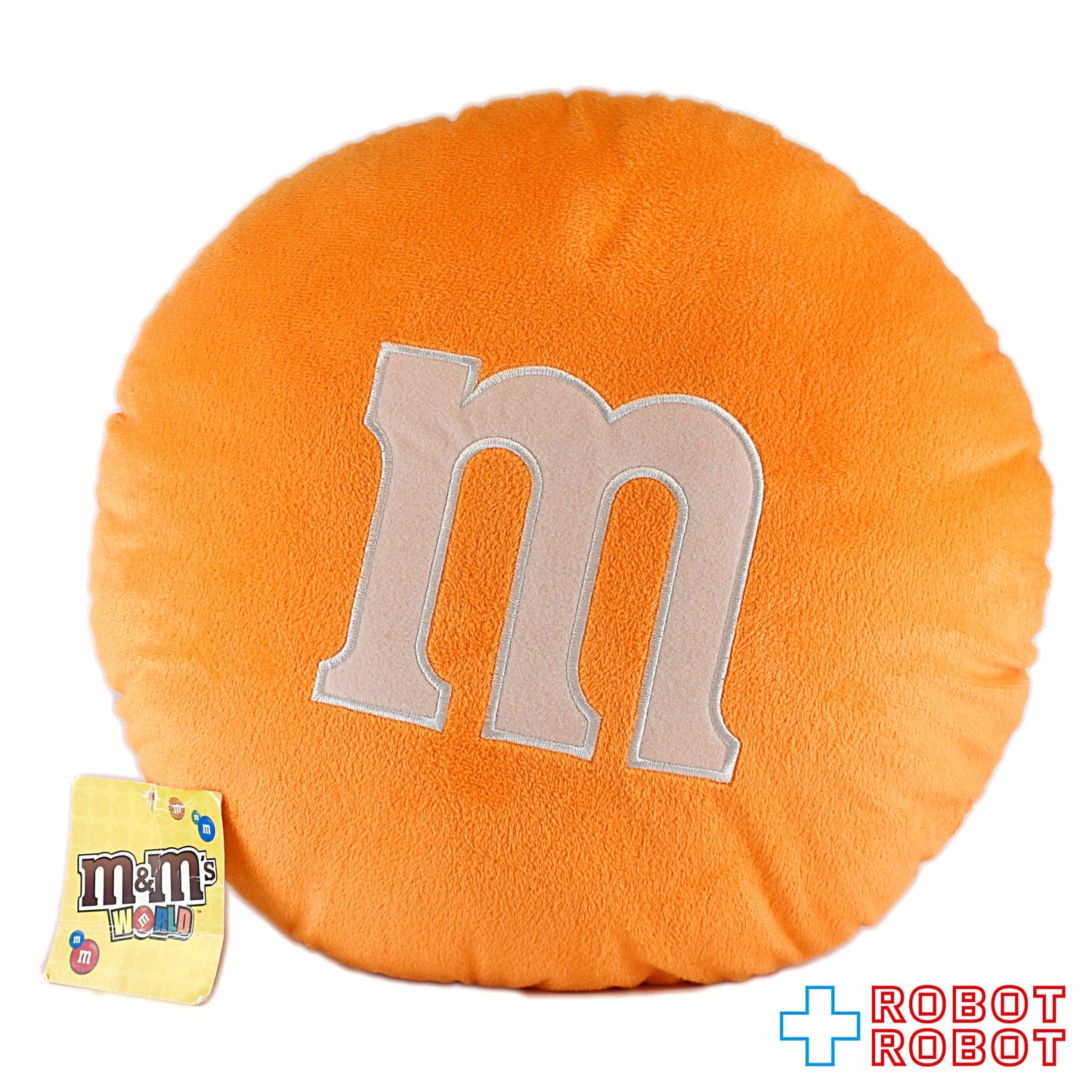 M&M's エムアンドエムズ オレンジ クッション 2013 紙タグ付き
