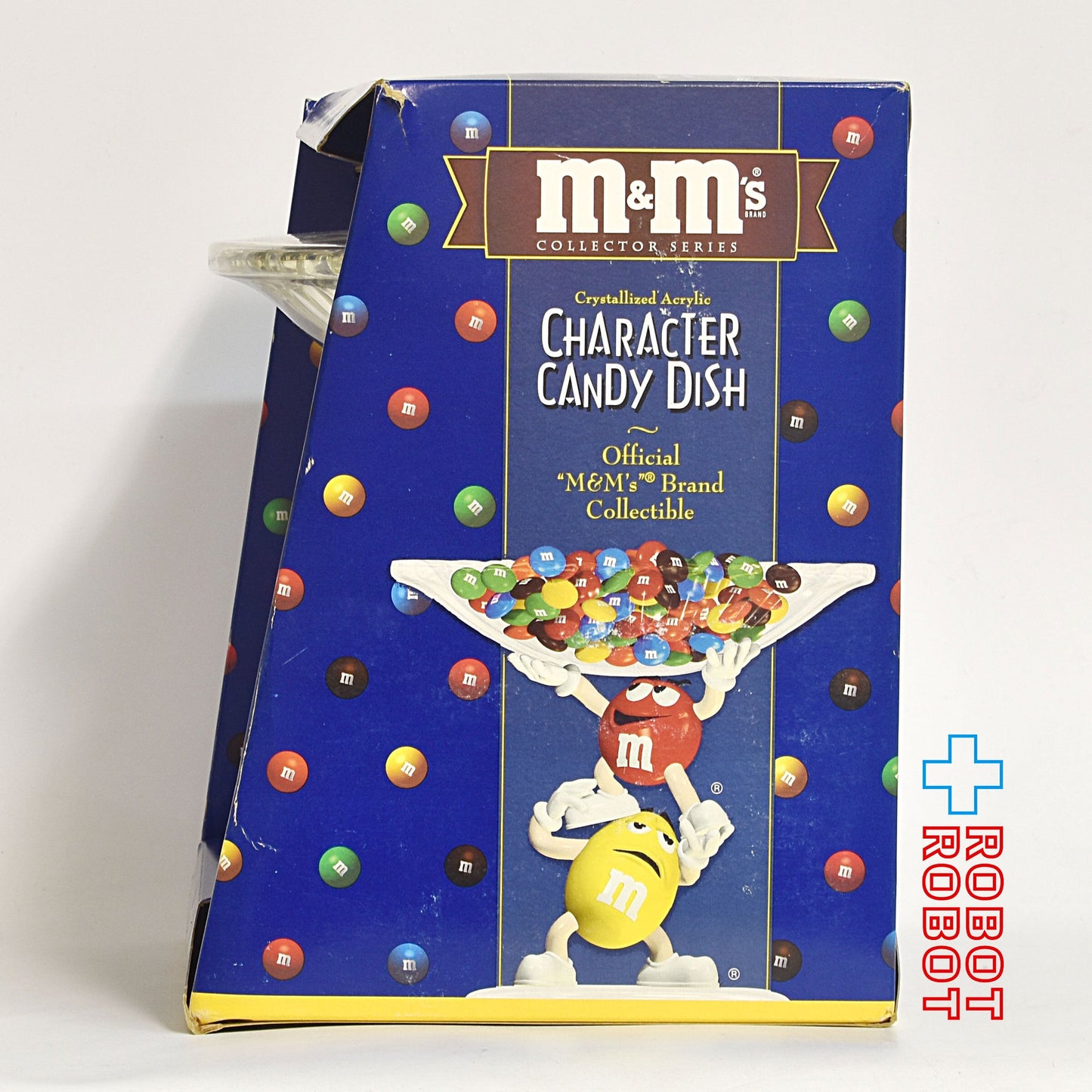 M&M's エムアンドエムズ レッド＆イエロー キャラクター キャンディーディッシュ 箱入