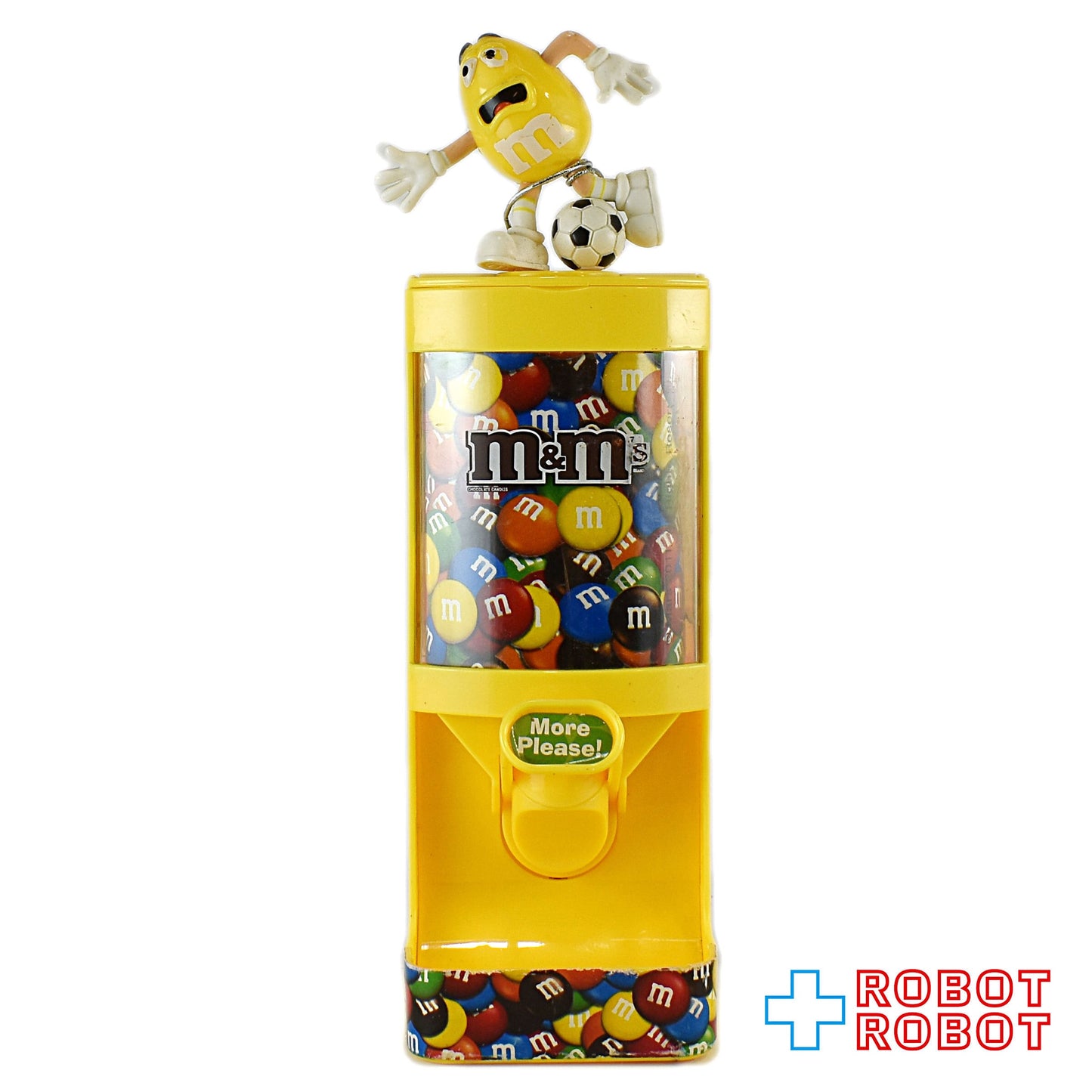 M&M's イエロー サッカー ディスペンサー エムアンドエムズ 2011