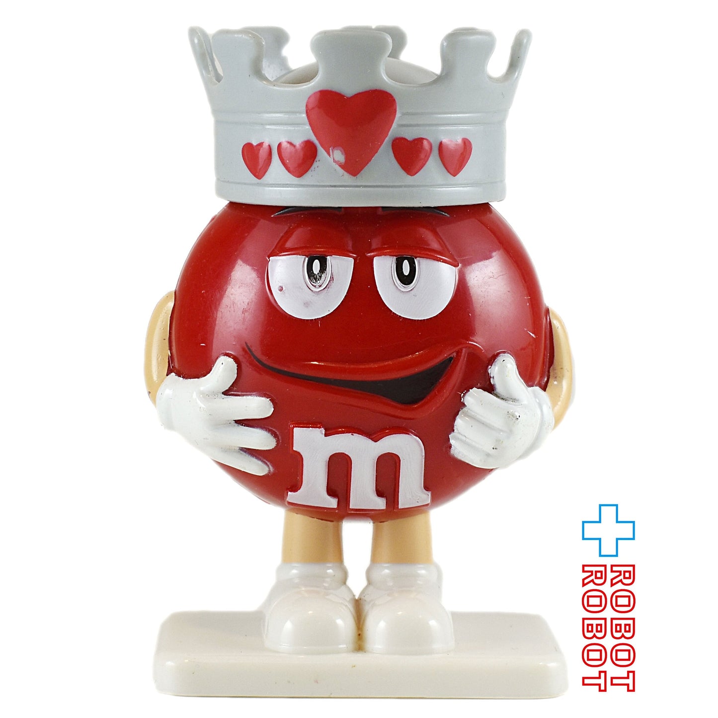 M&M's ミニディスペンサー フィギュア レッド 灰色の王冠