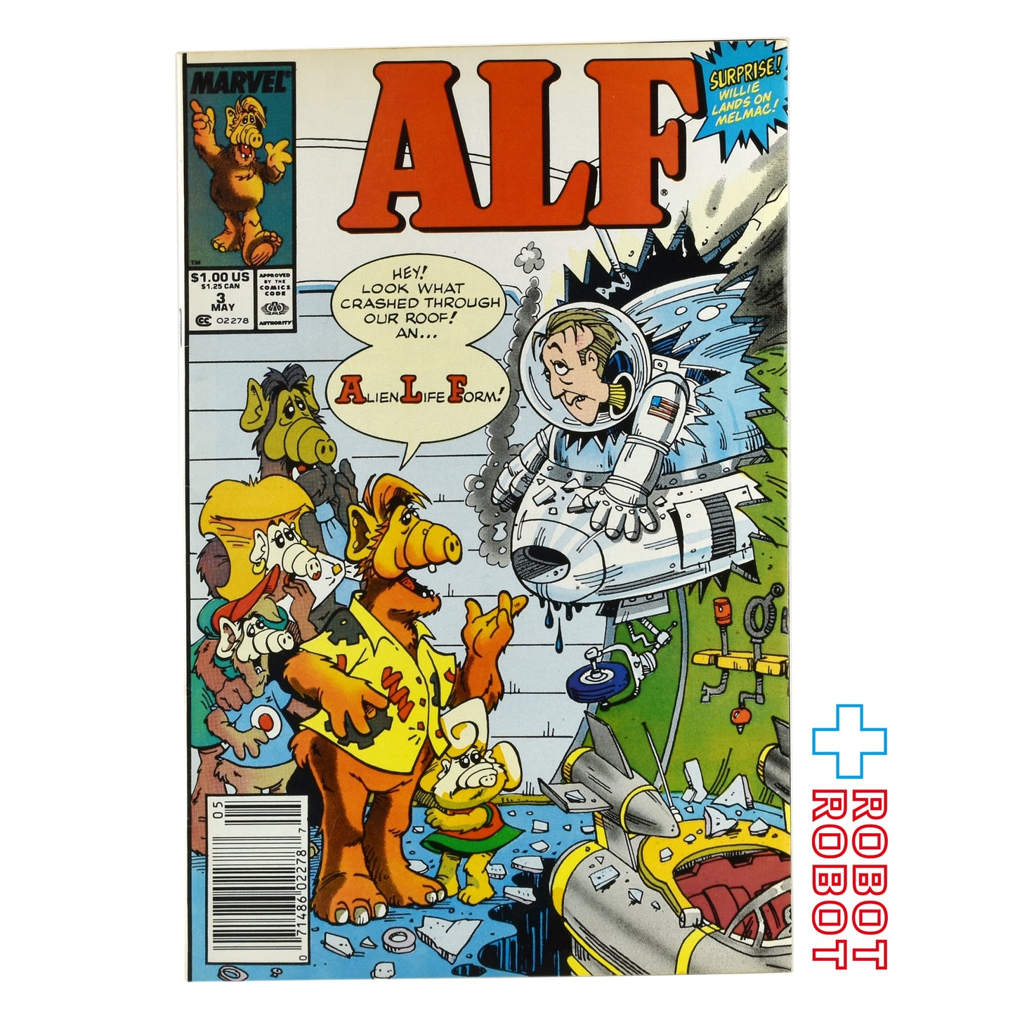 マーベル コミックス アルフ #3 1988