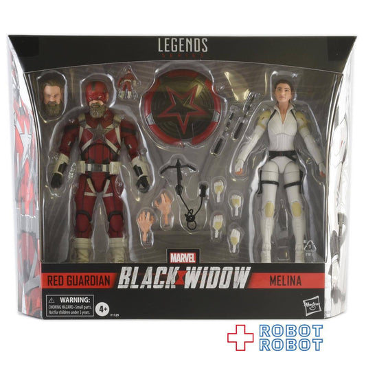 マーベルレジェンド ブラック・ウィドウ レッド・ガーディアン & メリーナ・ヴォストコフ 6インチ アクションフィギュア 未開封