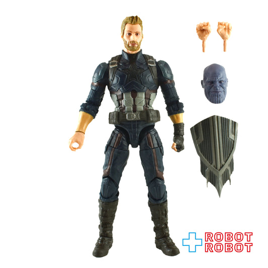 マーベルレジェンド サノス ビルド アベンジャーズ インフィニティ・ウォー キャプテン・アメリカ 6インチ アクションフィギュア ルース