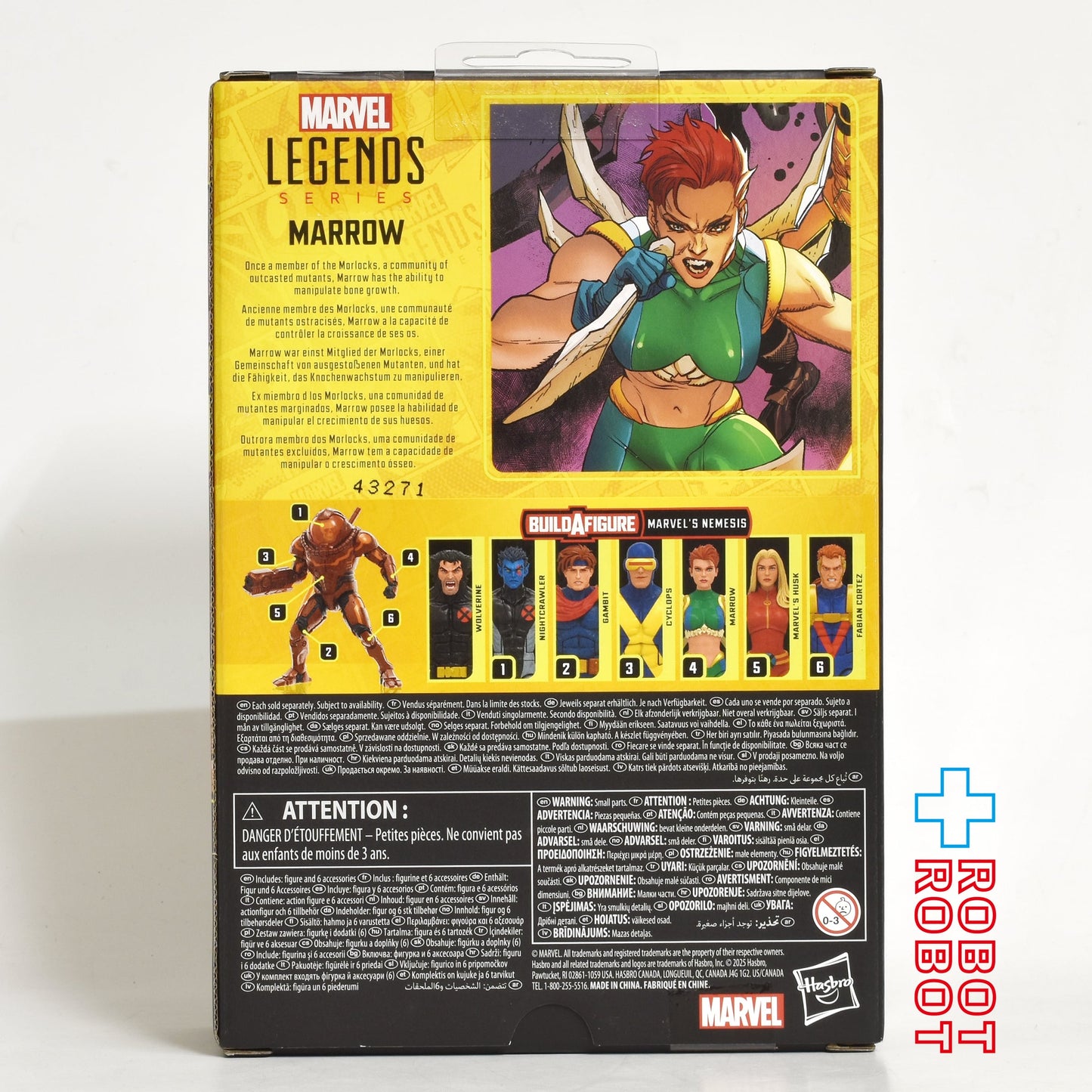 マーベルレジェンド X-MENシリーズ マロウ［コミック］6インチ アクションフィギュア 未開封