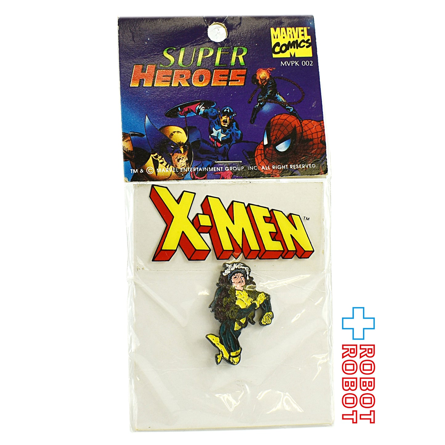 マーベルスーパーヒーローズ X-MEN ローグ ピンズ ピンバッジ 未開封