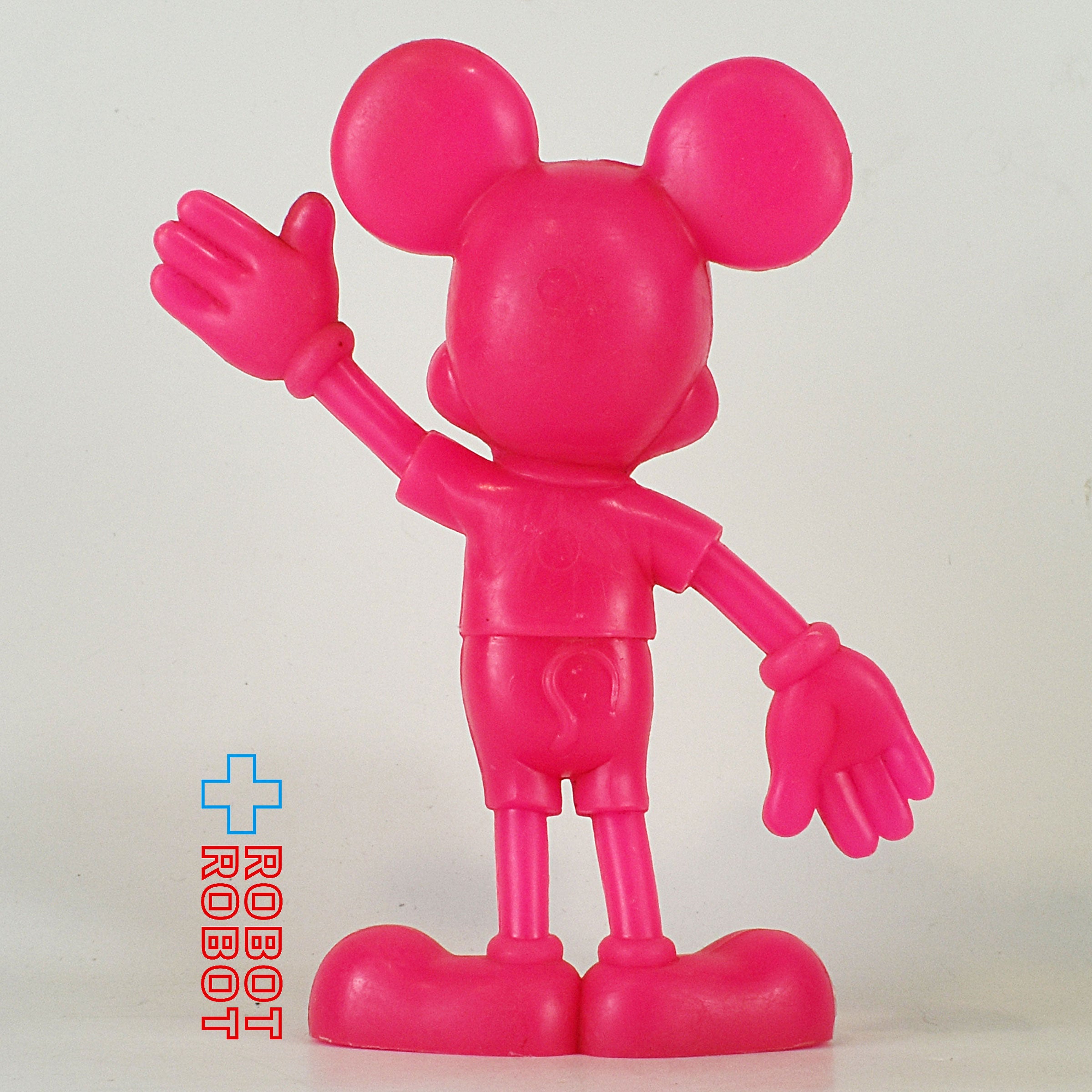 ピンク ミッキーマウス フィギュア Marx ディズニー ミッキーマウス プラスチック フィギュア ピンク