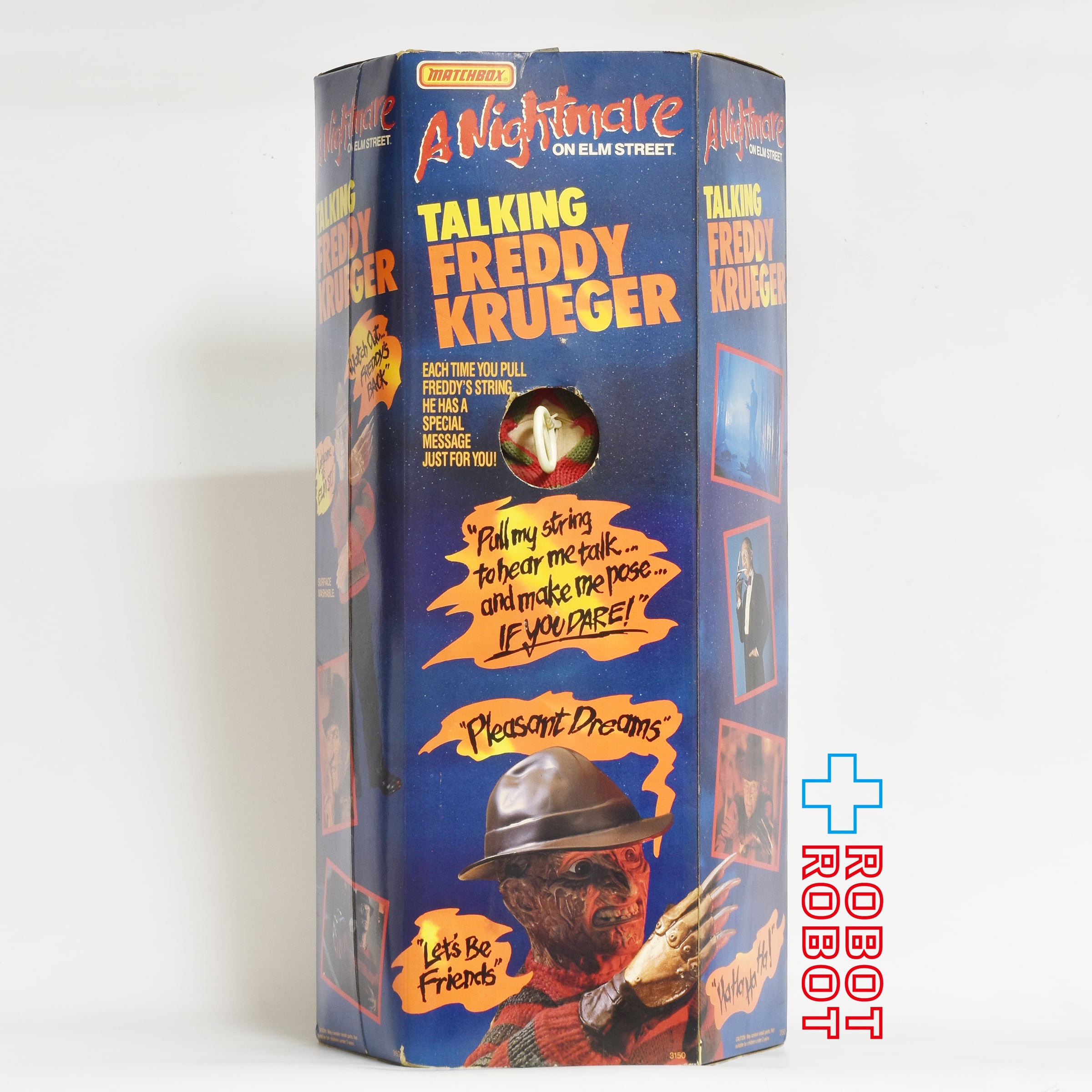 エルム街の悪夢　フレディ　matchbox freddy フィギュア　トーキング マッチボックス エルム街の悪夢 フレディ トーキング フィギュア 開封