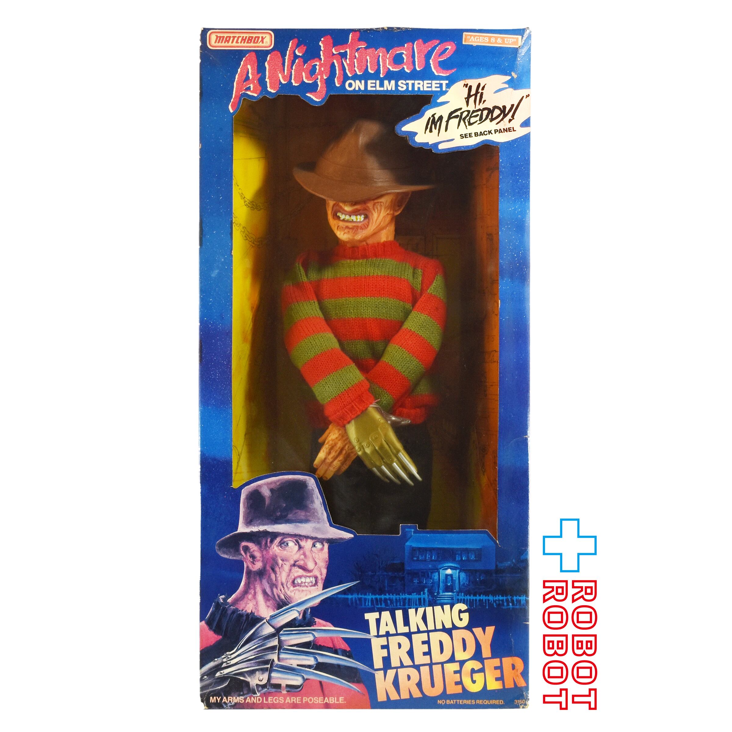 FREDDY KRUEGER MAKEUP【エルム街の悪夢】 マッチボックス エルム街の悪夢 フレディ トーキング フィギュア 開封