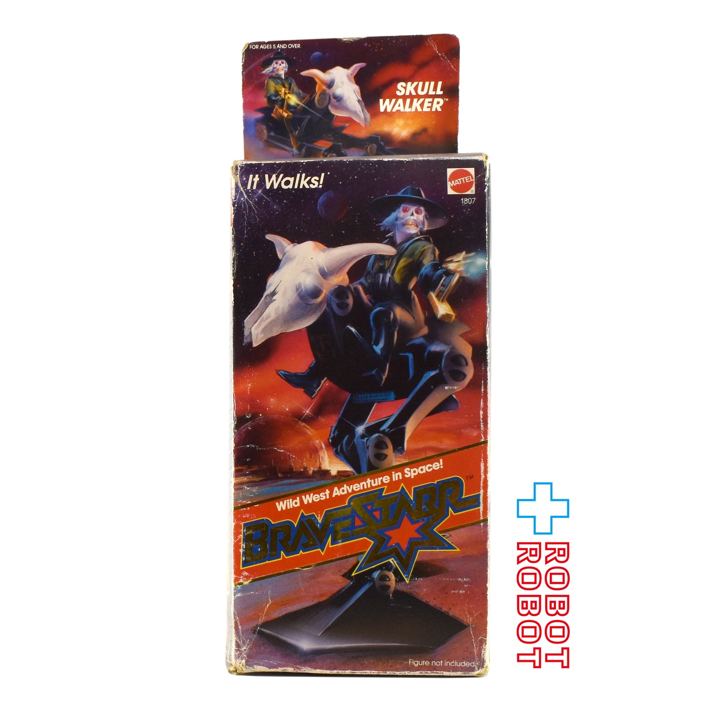 マテル ブレイブスター スカルウォーカー アクションフィギュア 1986 箱付