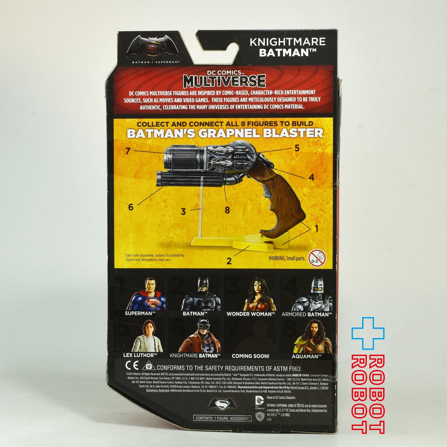 マテル DCコミックス マルチバース バットマン vs スーパーマン ジャスティスの誕生 ナイトメア・バットマン アクションフィギュア 箱入