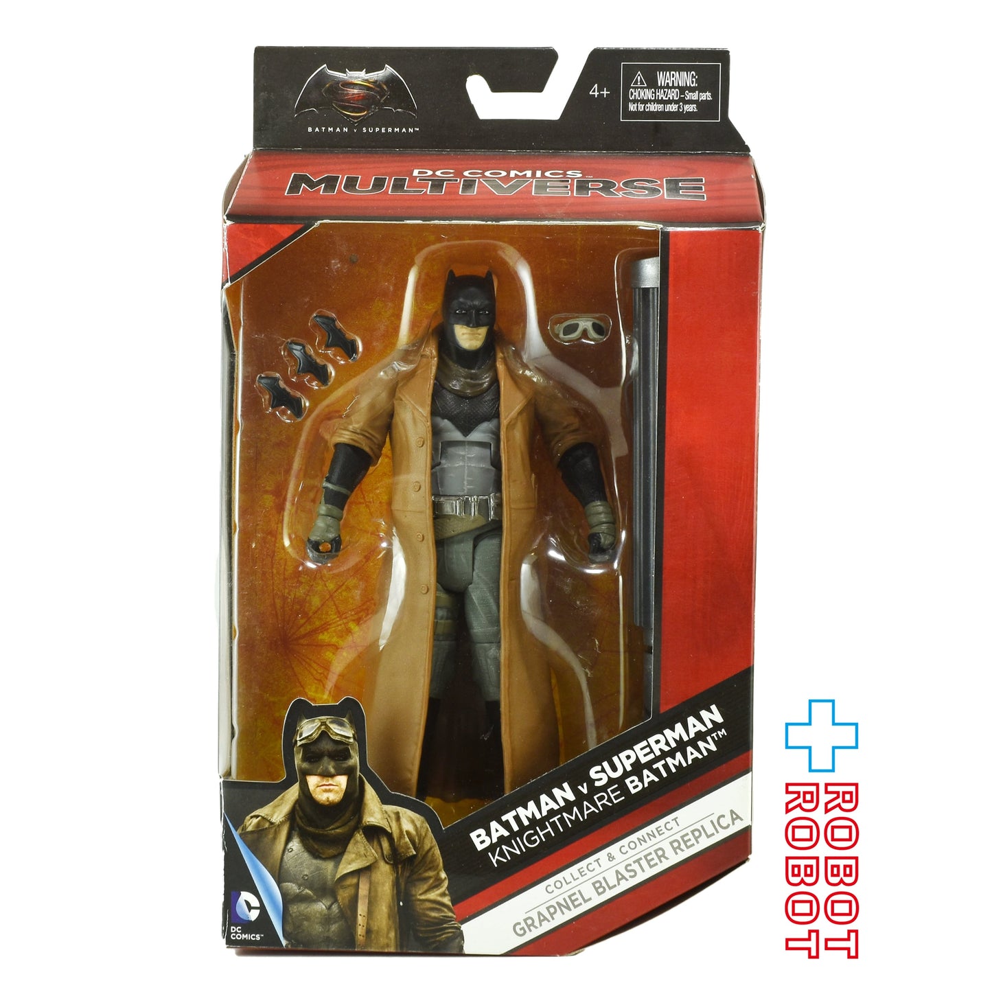 マテル DCコミックス マルチバース バットマン vs スーパーマン ジャスティスの誕生 ナイトメア・バットマン アクションフィギュア 箱入