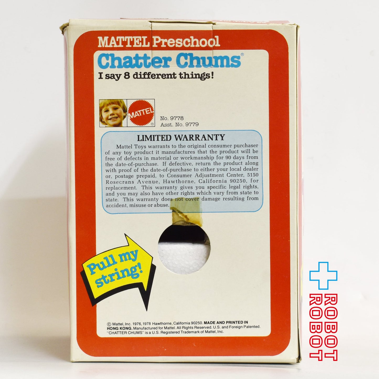 マテル ディズニー ミッキーマウス チャッターチャムス プルストリングトーキング トイ CHATTER CHUMS 箱付
