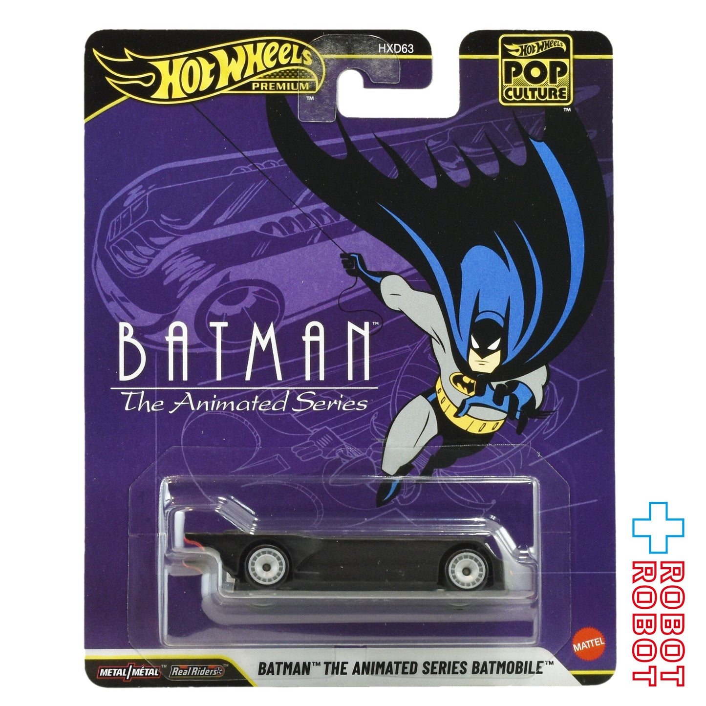 ホットウィール ポップカルチャー 2025 バットマン アニメイテッド バットモービル ダイキャストミニカー 国内版 未開封
