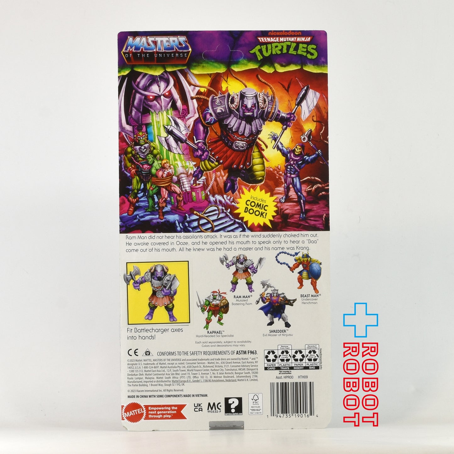 マテル MOTU マスターズ・オブ・ザ・ユニバース オリジンズ タートルズ・オブ・グレイスカル ラムマン 5.5インチ アクションフィギュア 未開封