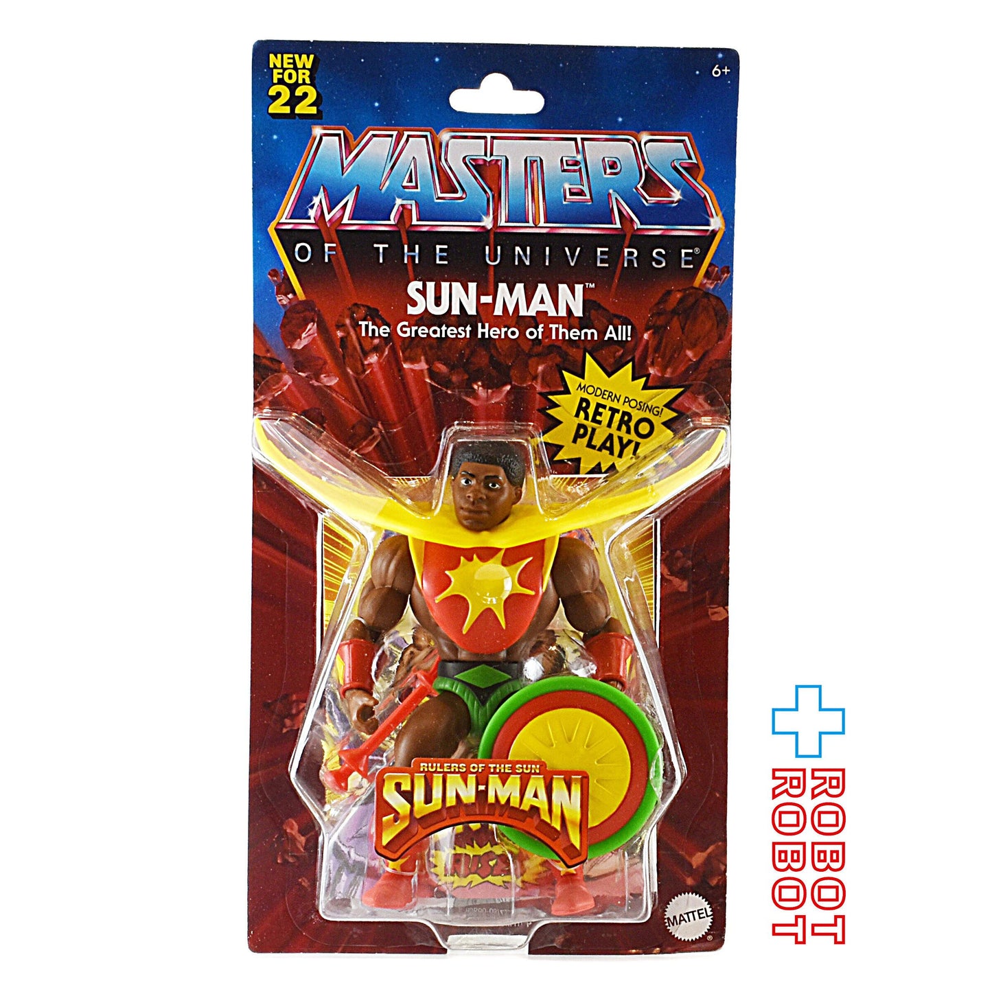 マテル MOTU マスターズ・オブ・ザ・ユニバース オリジンズ 5.5インチ サンマン アクションフィギュア