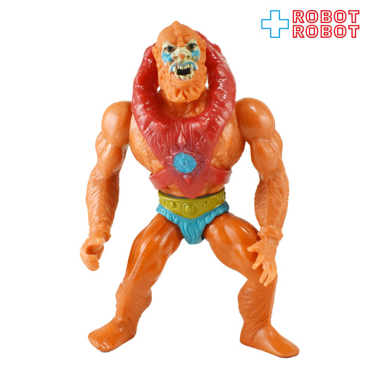 マテル ヒーマン オリジナル MOTU シリーズ1 ビーストマン アクションフィギュア 1982 胸防具のみ付属 武器欠
