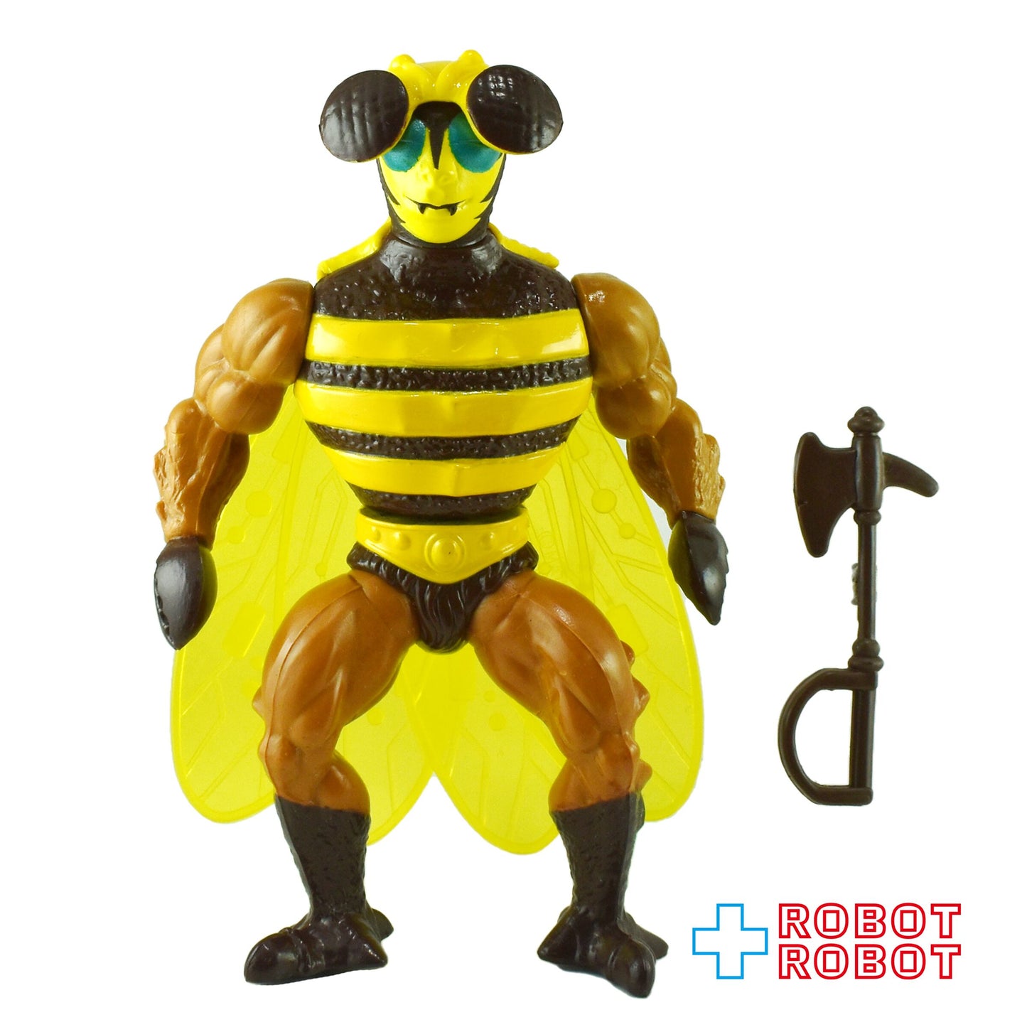 マテル ヒーマン オリジナル MOTU シリーズ3 バズオフ アクションフィギュア 1984 ⚫️武器付完品