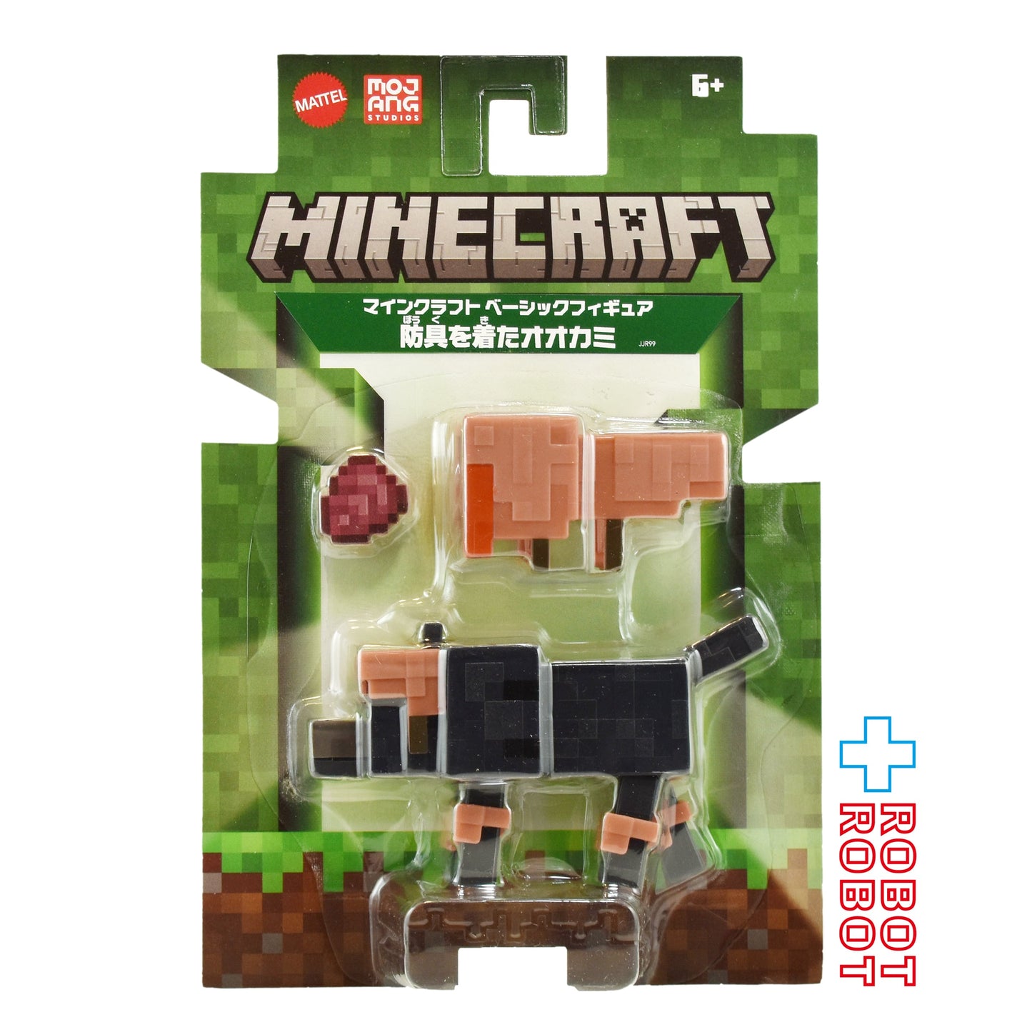 マテル マインクラフト JJR99 防具を着たオオカミ ベーシックフィギュア 未開封