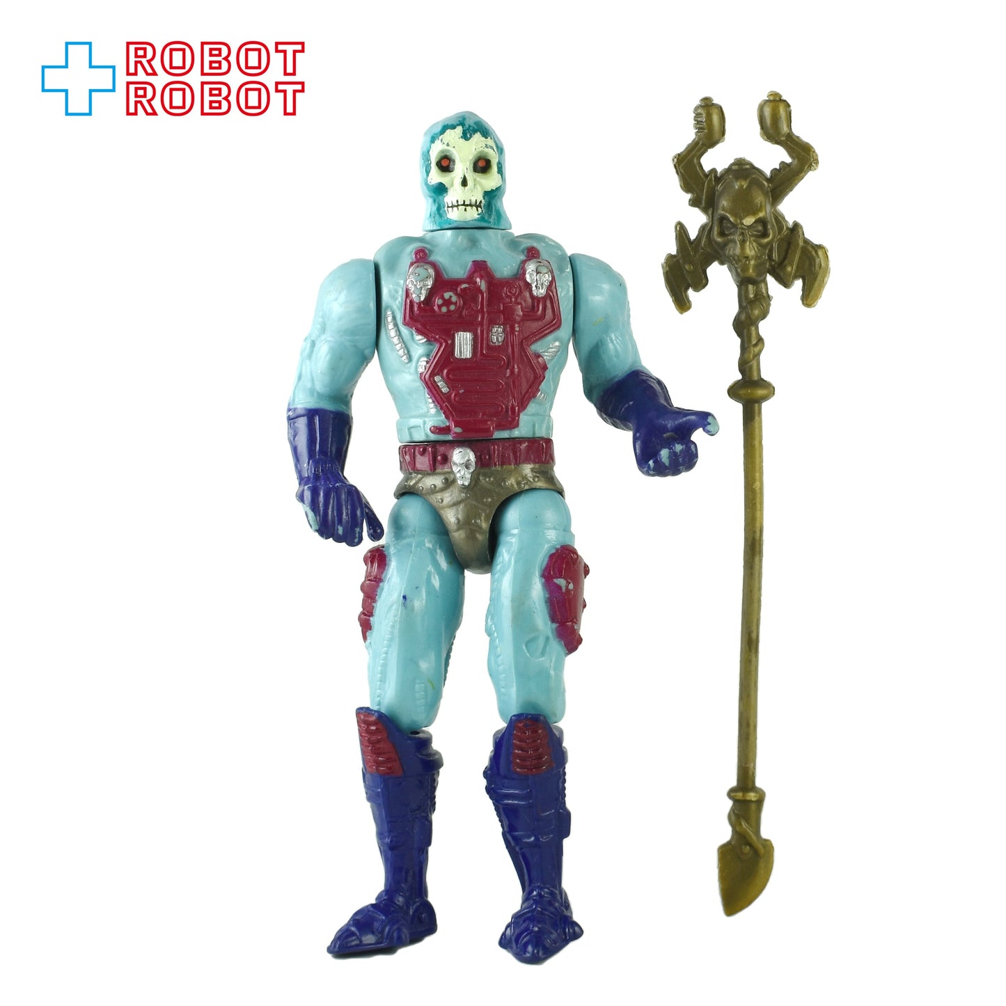 マテル ザ・ニュー・アドベンチャーズ・オブ・ヒーマン スケルター SKELETOR アクションフィギュア ルース
