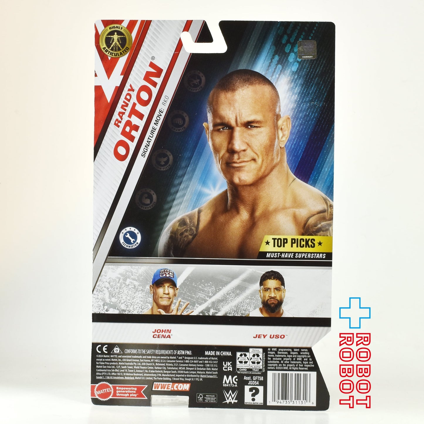 マテル WWE メインイベントシリーズ ランディ・オートン アクションフィギュア 未開封