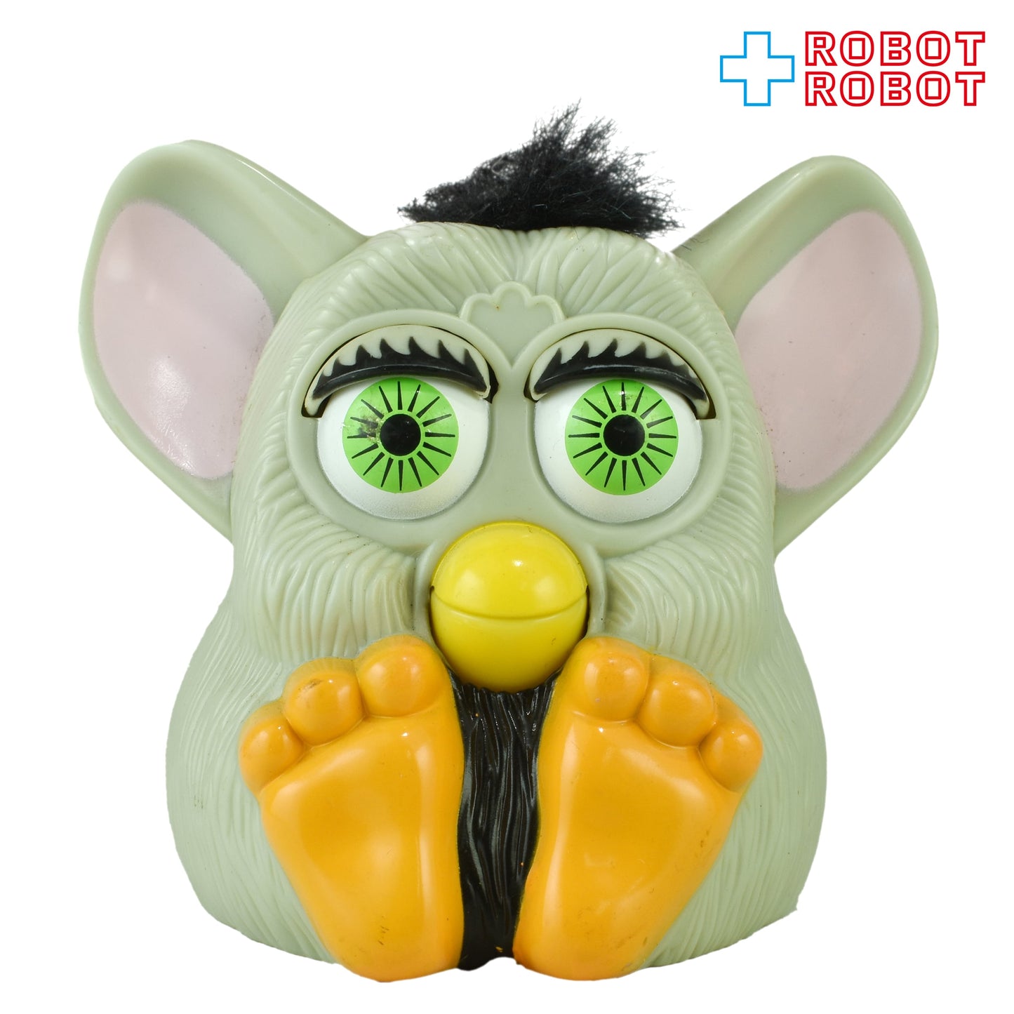 マクドナルド 1998 ファービー 顔面ムーブ グレー × ブラック ハッピーミールトイ