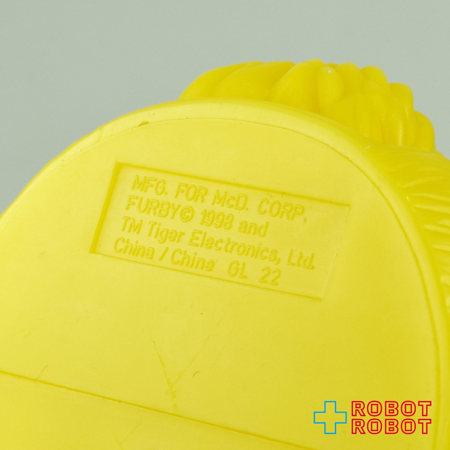 マクドナルド 1998 ファービー 顔面ムーブ イエロー × ホワイト ハッピーミールトイ